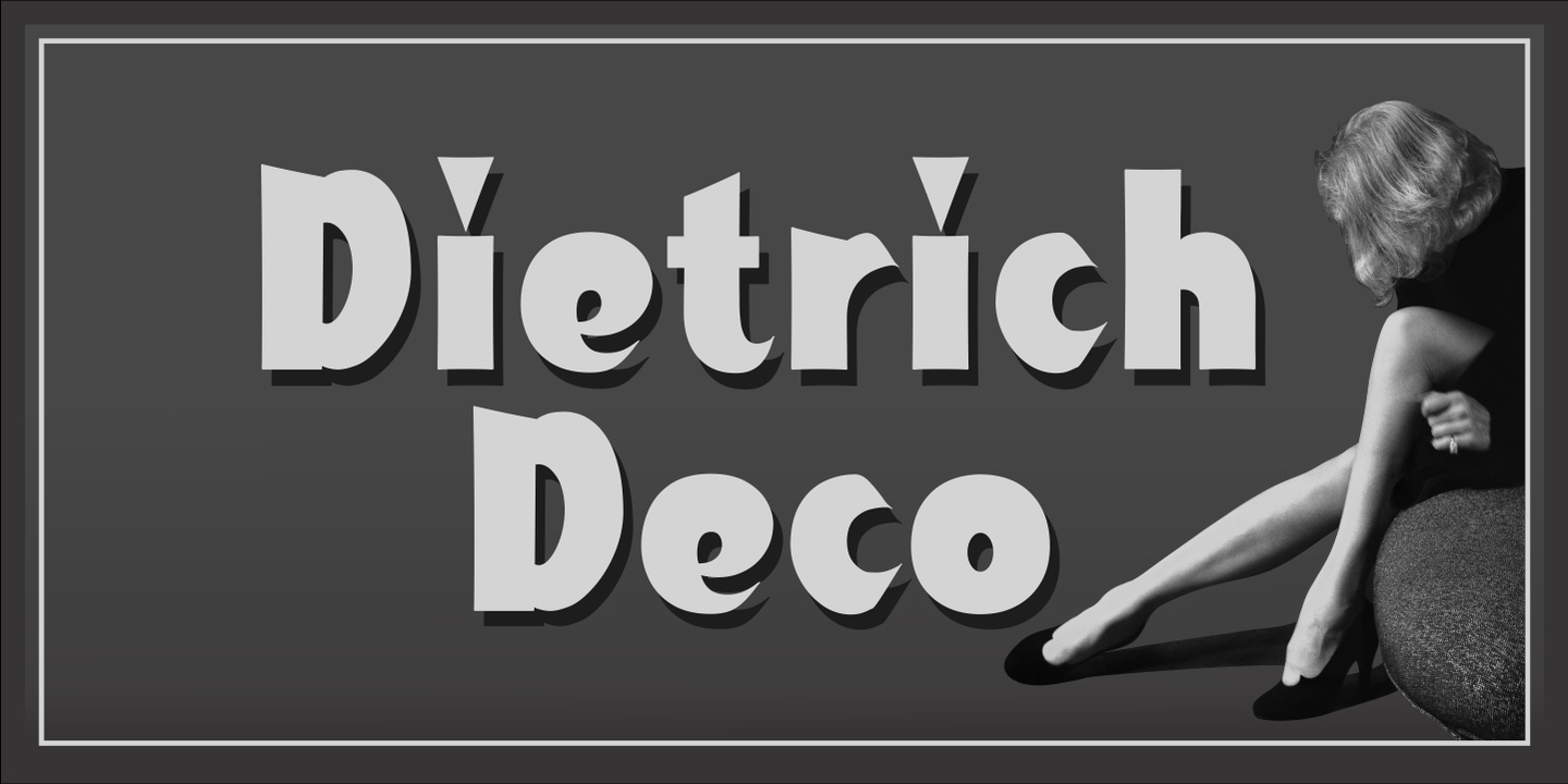 Font Dietrich Deco